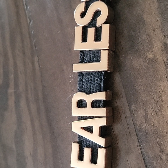 BOGO BCB Generation "FEARLESS" faux leather cuff bracelet - Picture 2 of 6